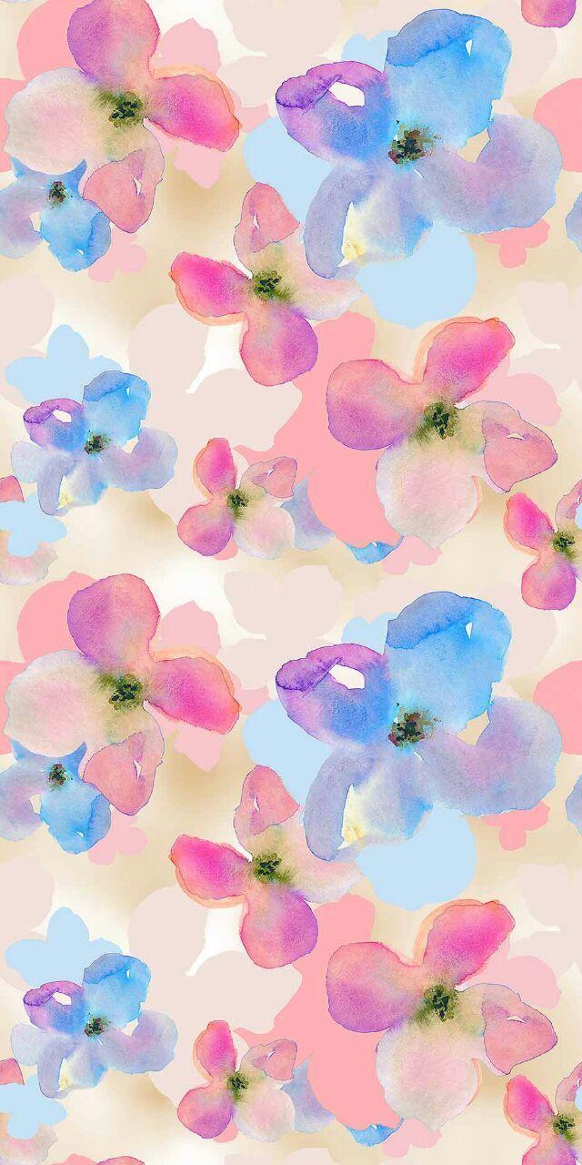 Watercolor Flowers iPhone Wallpapers Luna PanPins