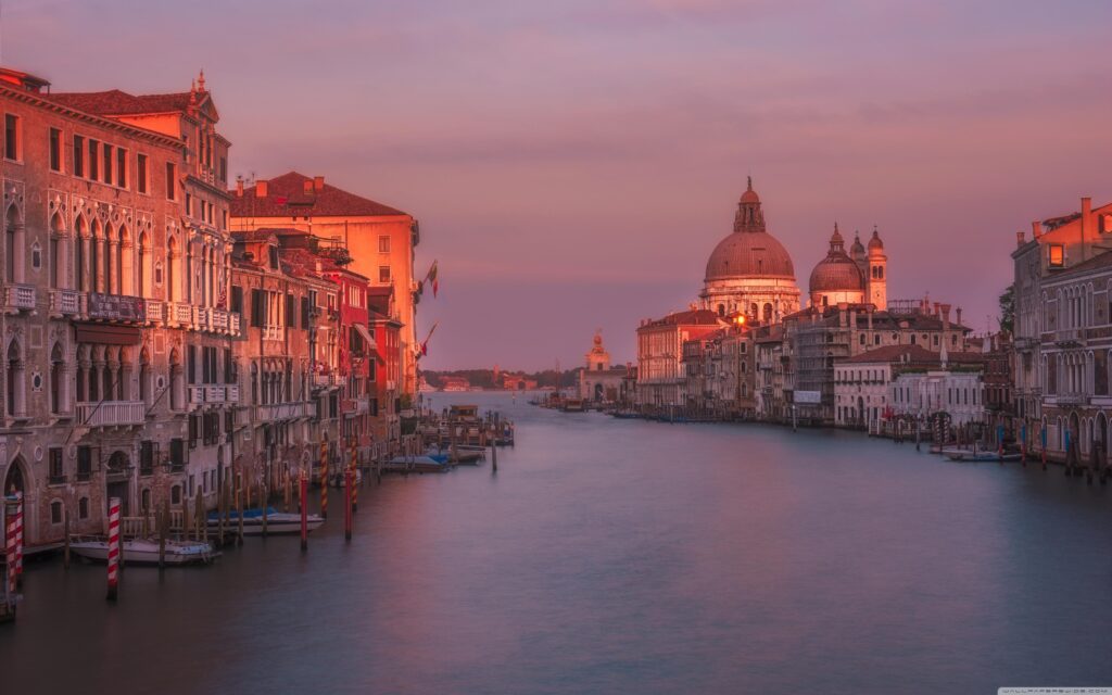 Grand Canal, Venice, Sunset ❤ K 2K Desk 4K Wallpapers for K Ultra