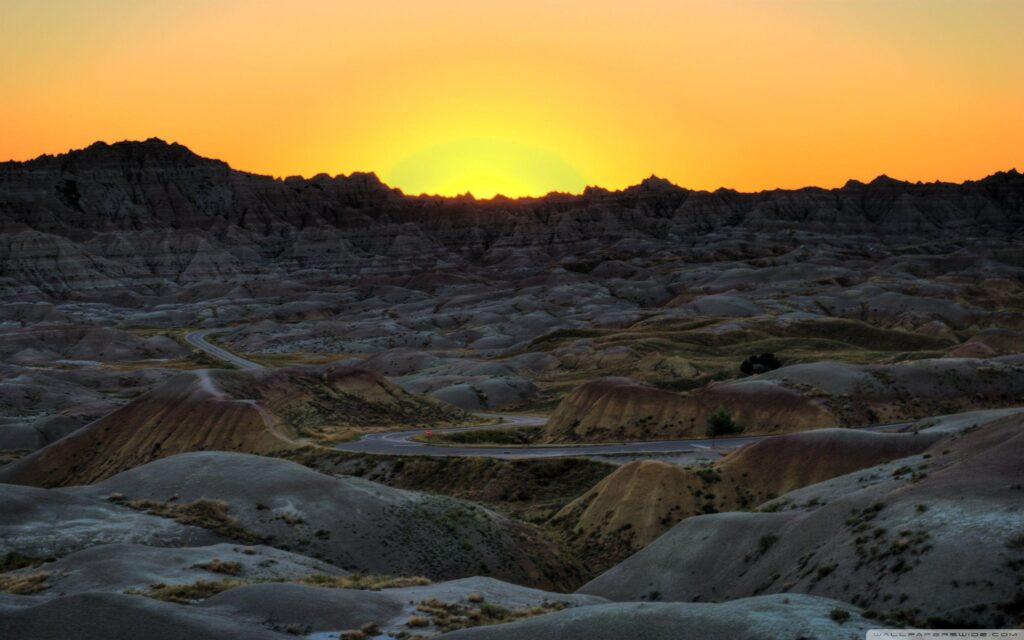 Badlands National Park Sunset, South Dakota ❤ K 2K Desktop
