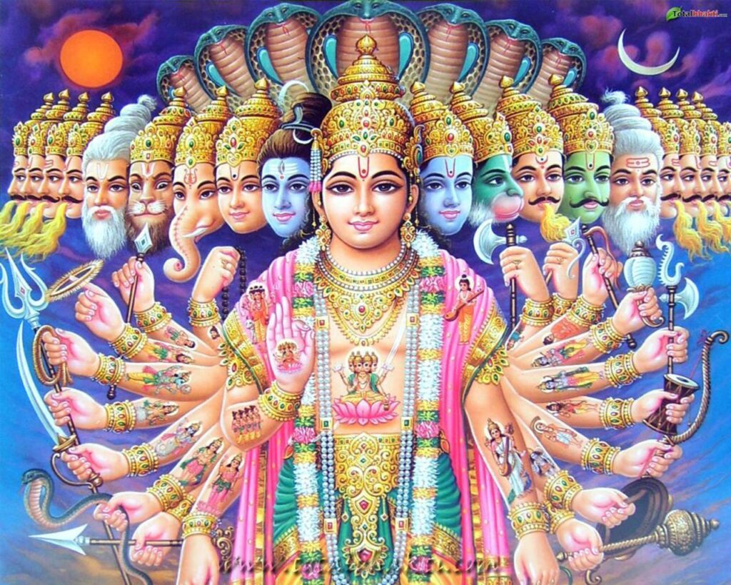 Vishnu wallpaper, Hindu wallpaper, Lord Vishnu Avatar, blue and