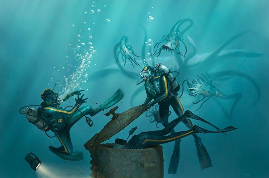 Wallpapers Underwater diving Fantasy