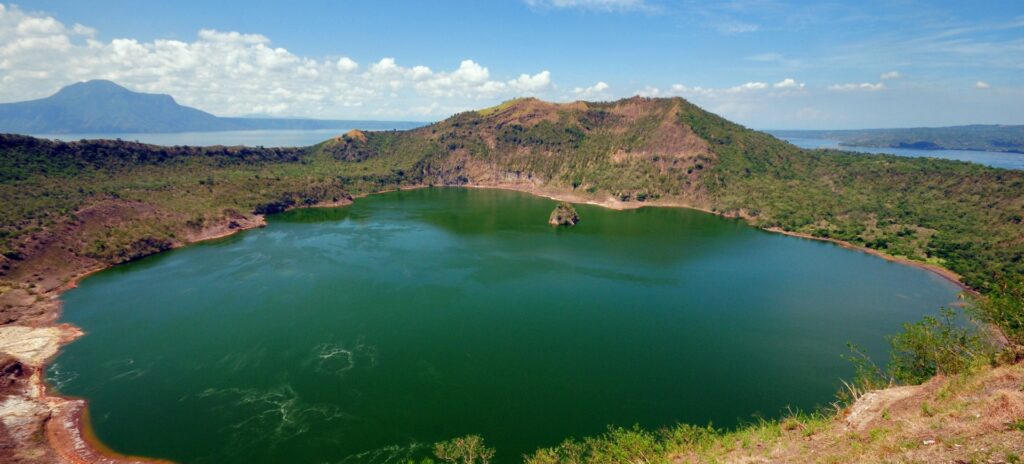 Crater Lake Taal Volcano Philippines