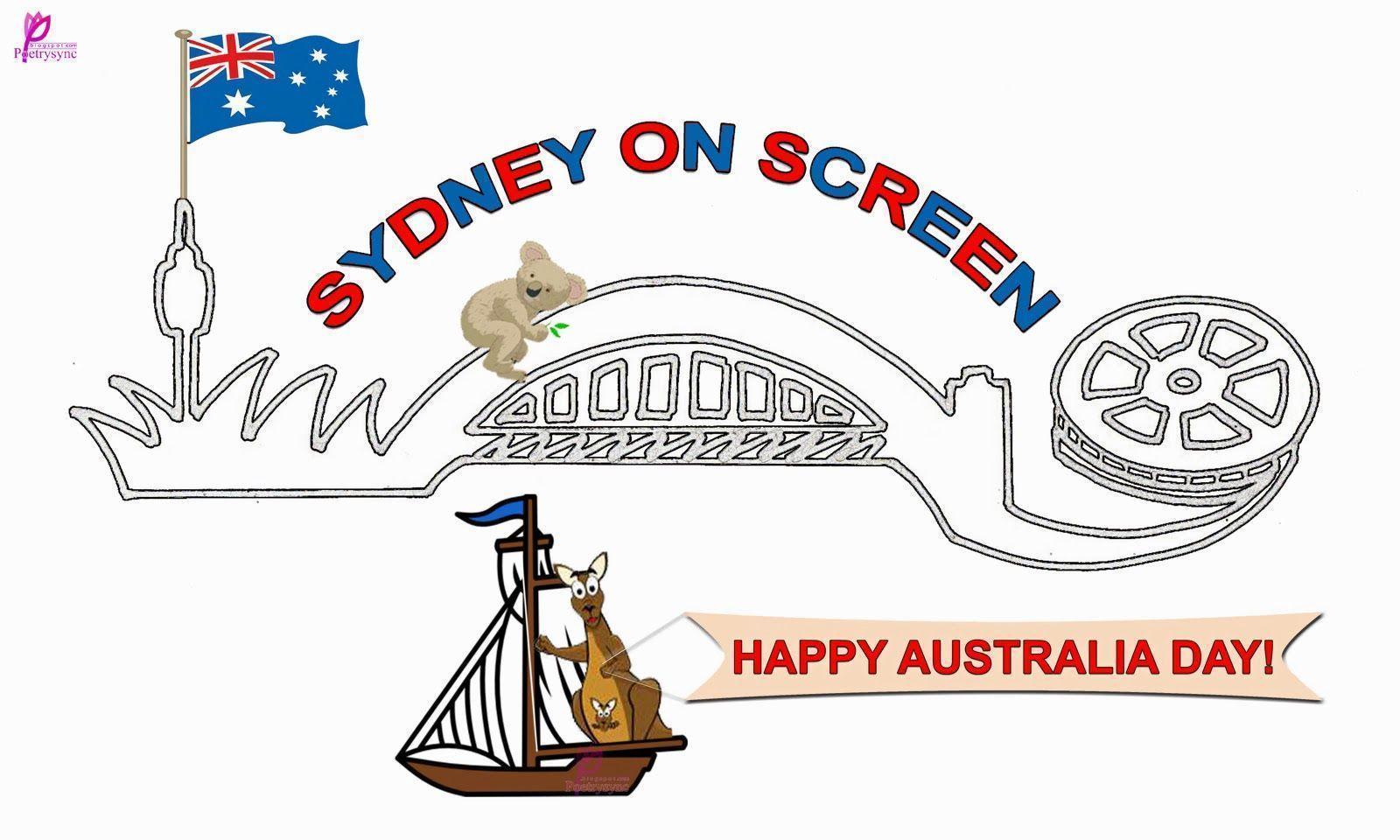 Happy Australia Day Wishes SMS Message with Greeting Wallpapers
