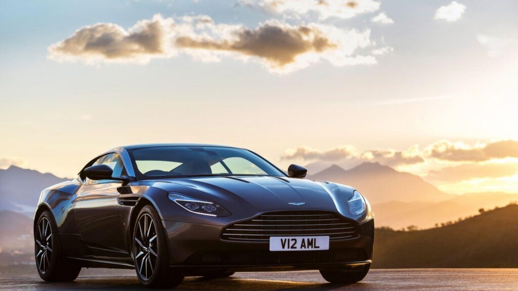 Download Wallpapers Aston martin, Db, Side view Full HD