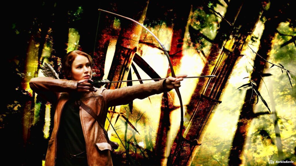 Jennifer Lawrence Hunger Games Widescreen Desk 4K Wallpapers