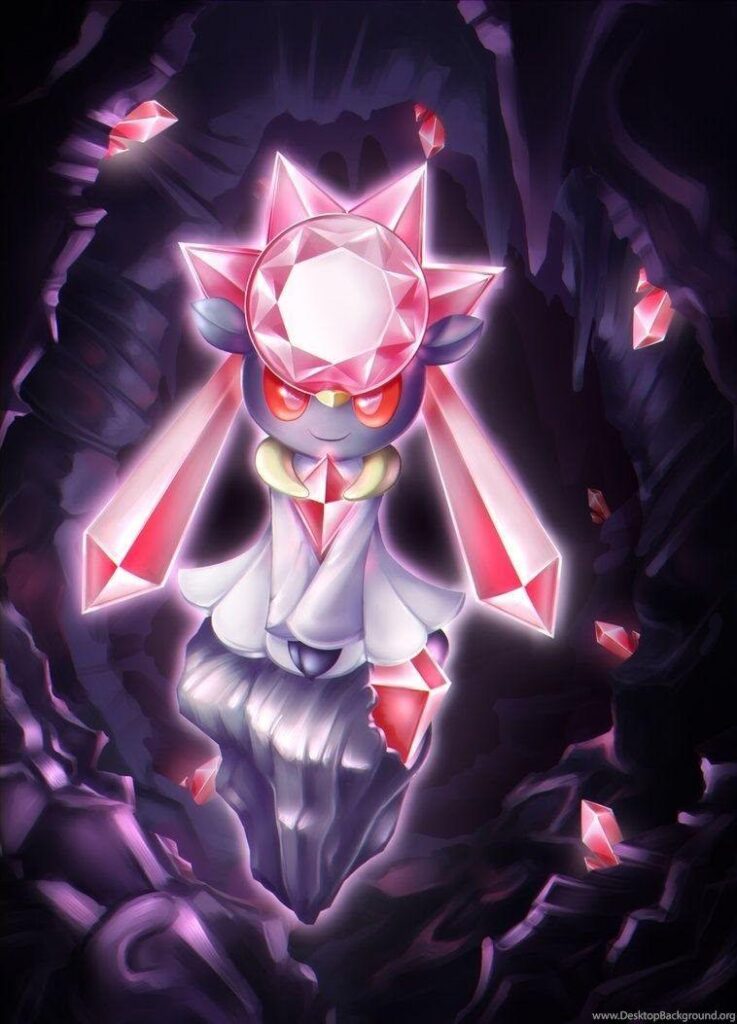 Legendary Pokemon Diancie By JacyA On DeviantArt Desk 4K Backgrounds