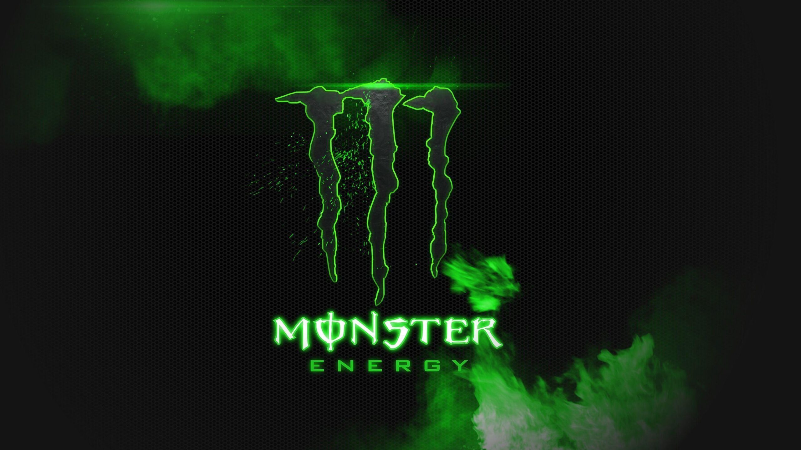 Monster Energy Black And Green 2K Wallpaper Backgrounds Wallpaper