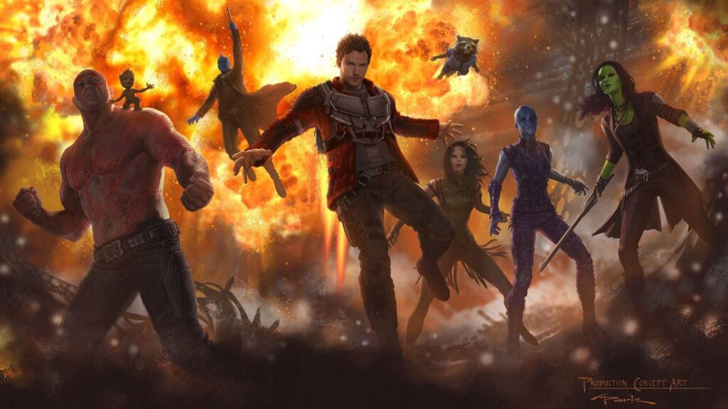 Download Guardians of the Galaxy Vol Concept Art 2K k