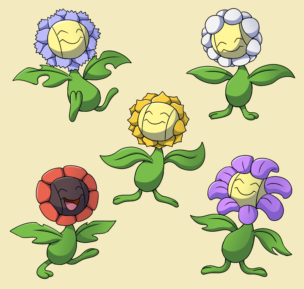 PokemonSubspecies Sunflora by CoolPikachu