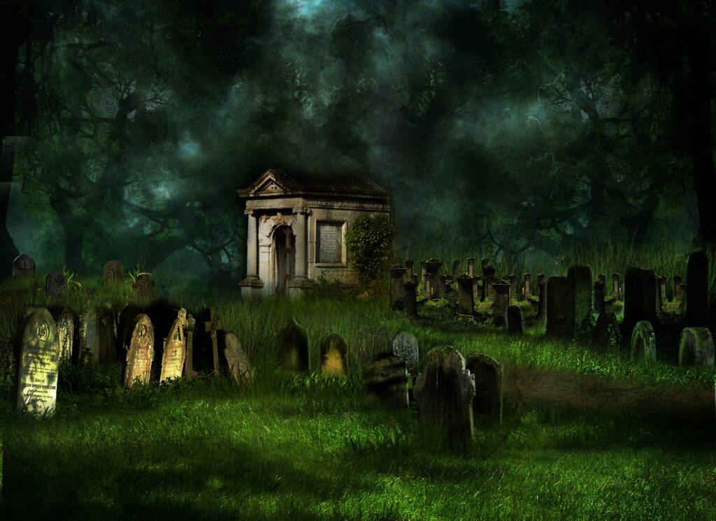 Widescreen backgrounds cemetery