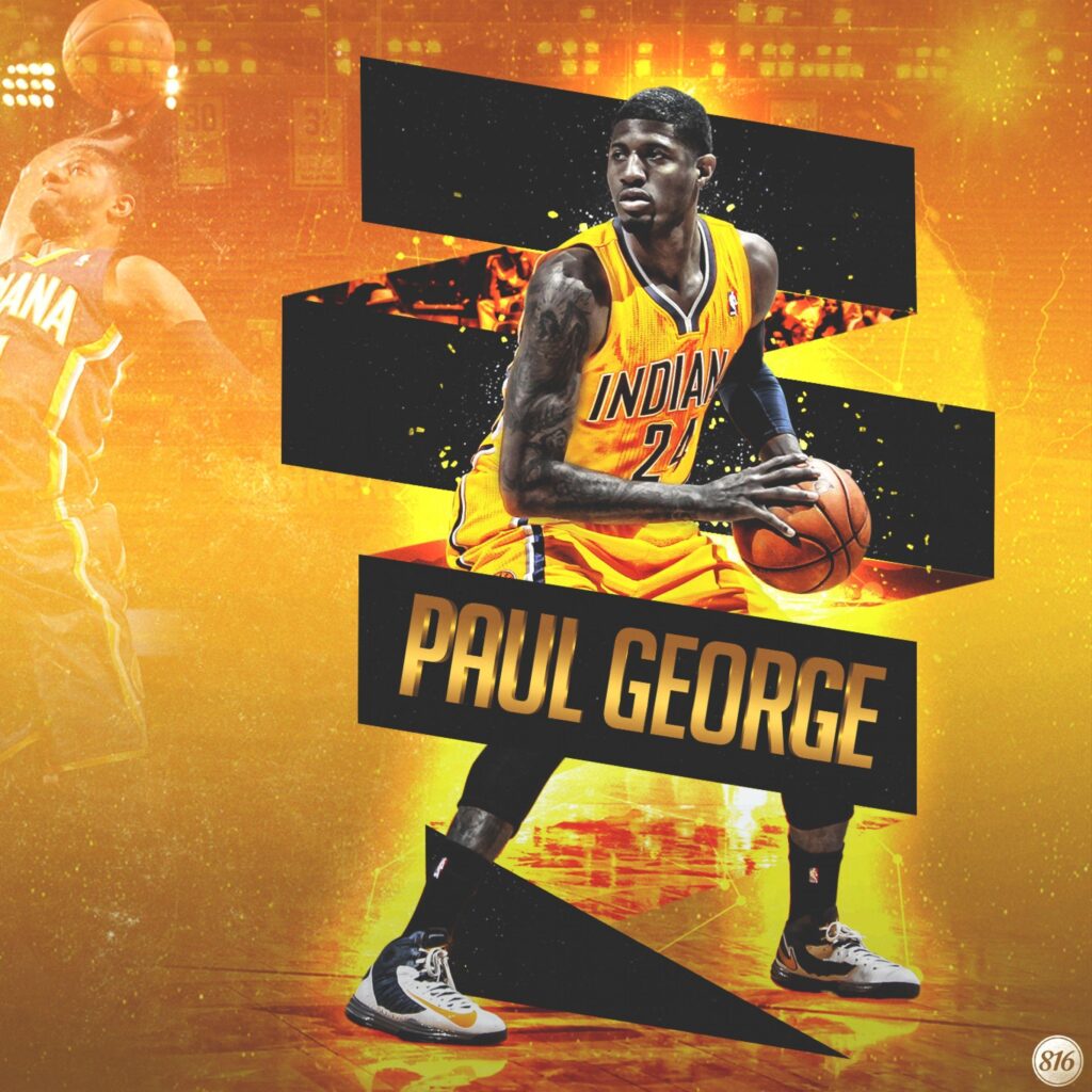 Download Wallpapers Paul george, Indiana, Pacers