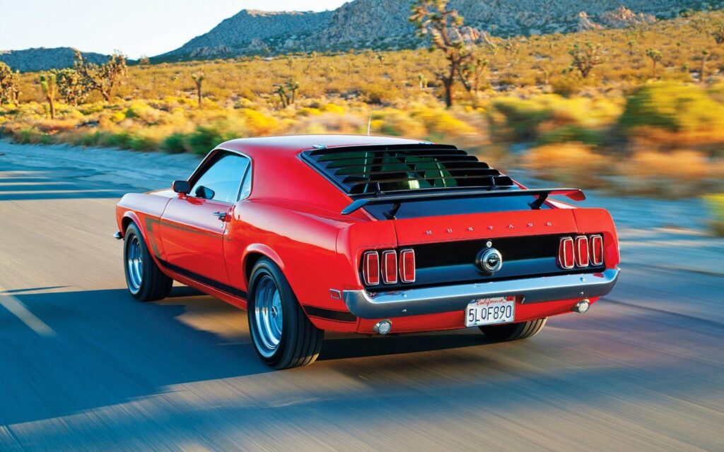 Red Ford Mustang Boss Rare View Muscle Spo Wallpapers