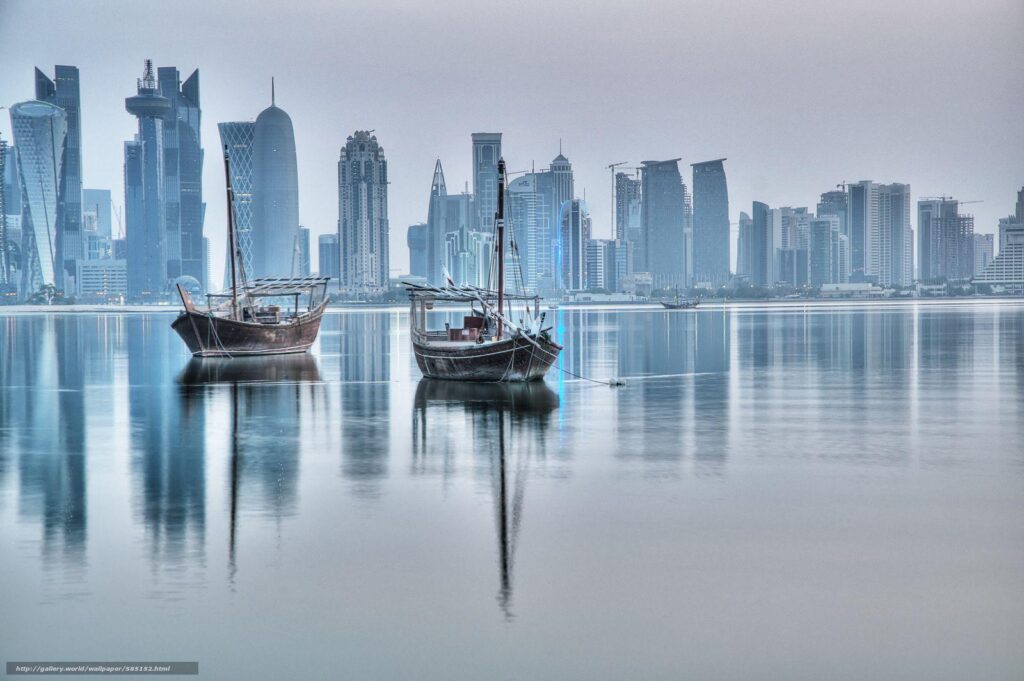 Download wallpapers Doha, Qatar, city free desk 4K wallpapers in the