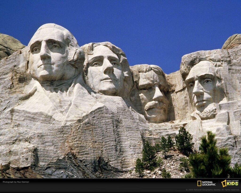 Mock up of Mt Rushmore – Watch and Whirl