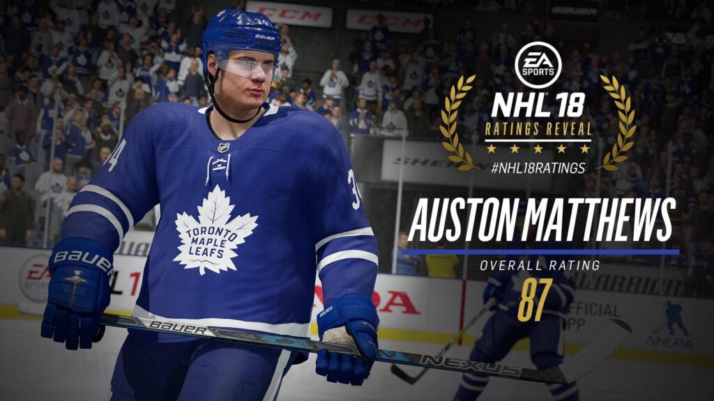 Auston Matthews is rated an in NHL and he’s a LEAF! leafs