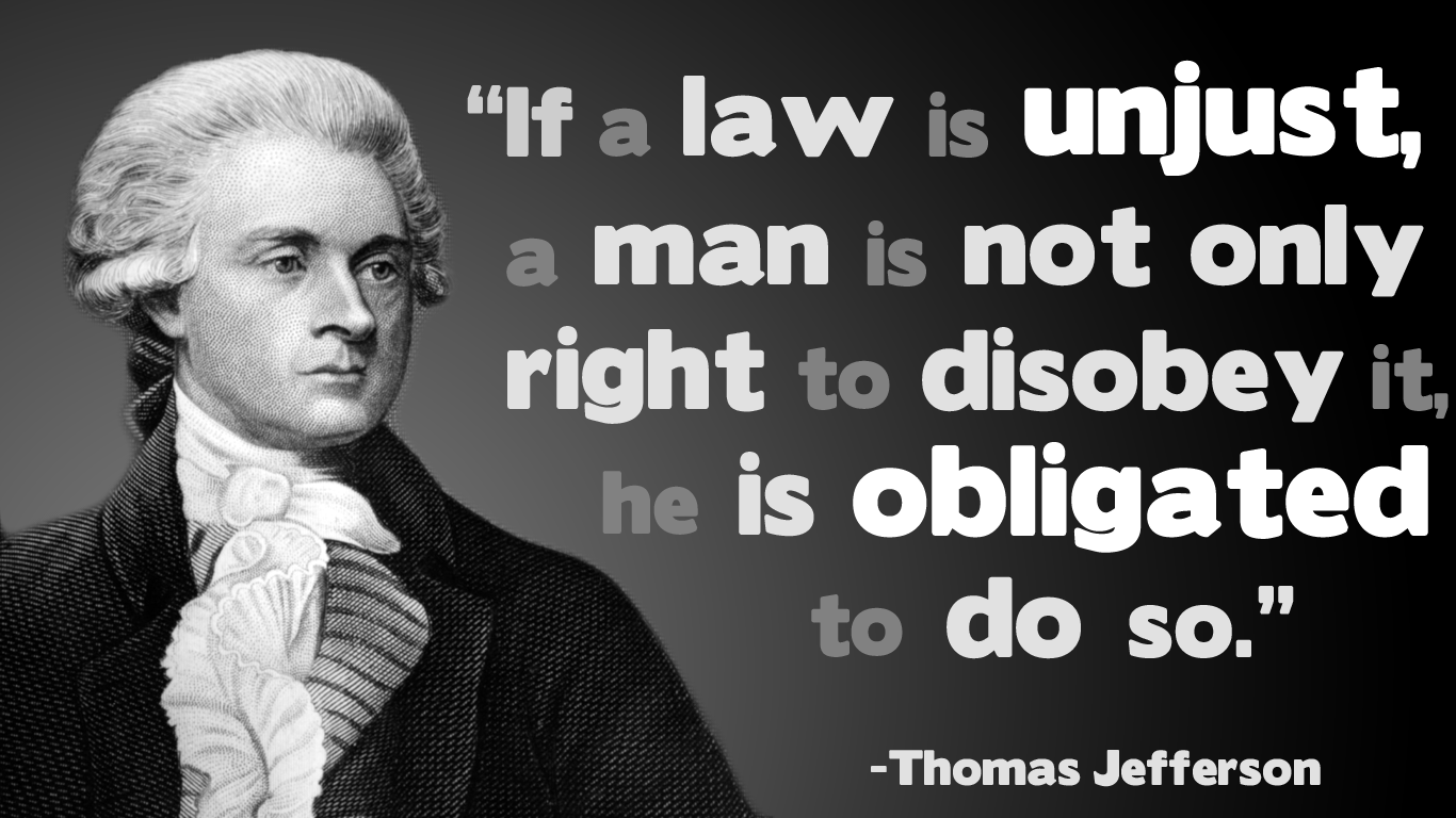 If law is unjust"