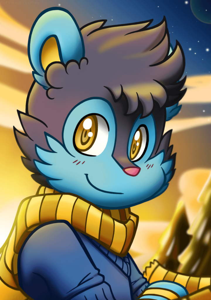 Bennet The Luxio by BuizelCream