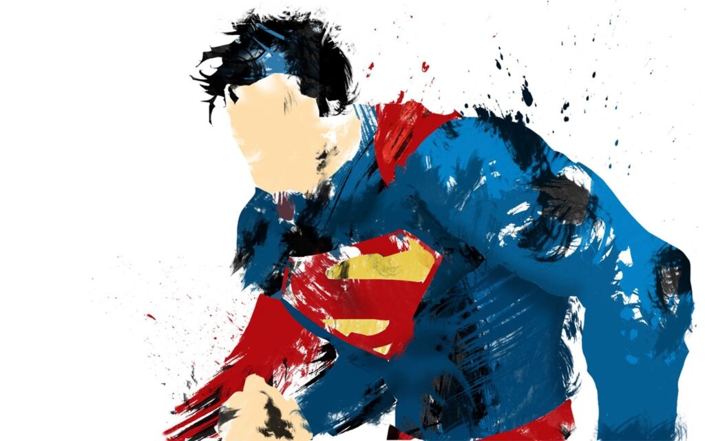 Superman Man of Steel Painted Wallpapers