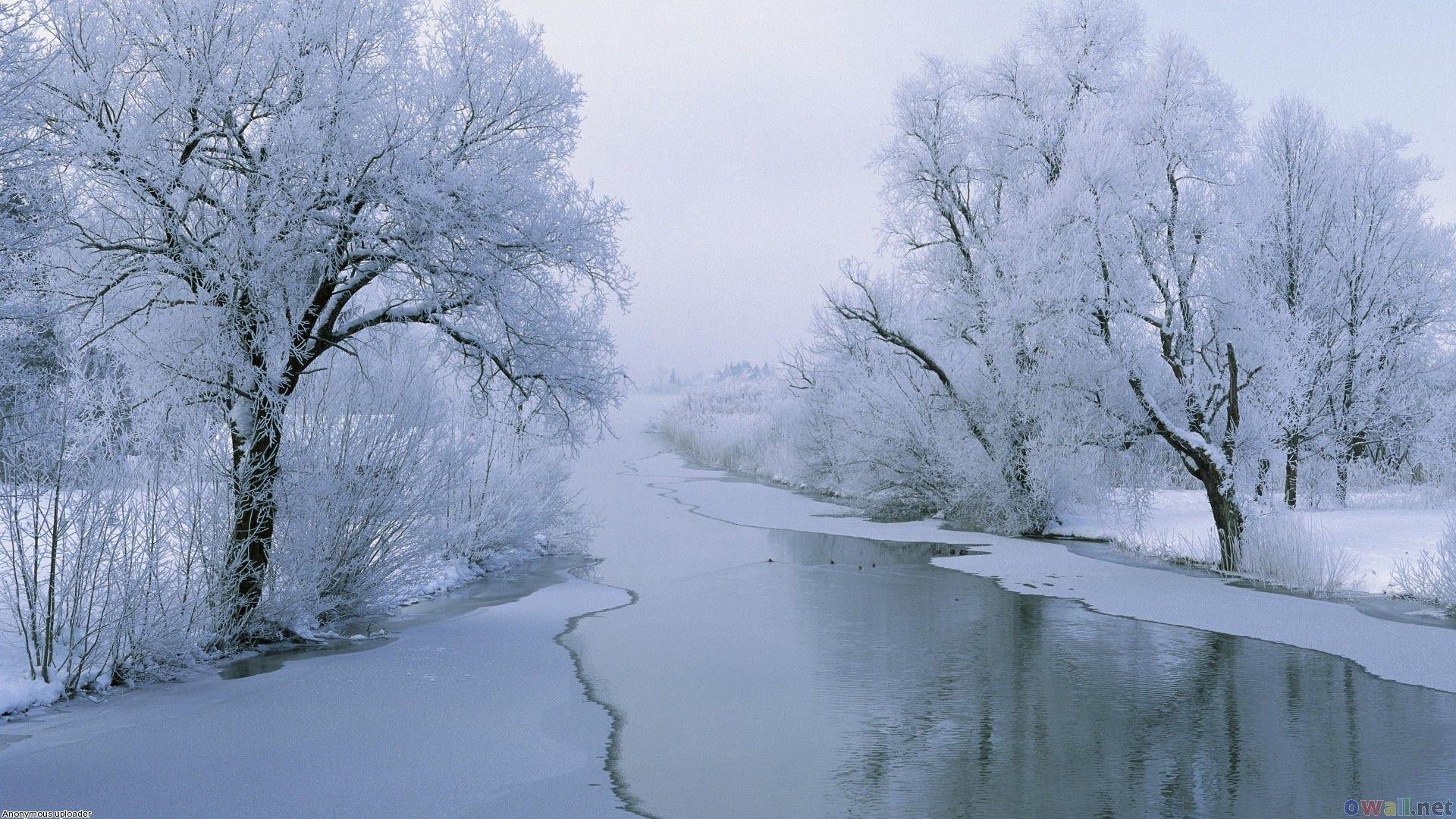 Wonderful White River Winter Wallpapers 2K Wallpapers