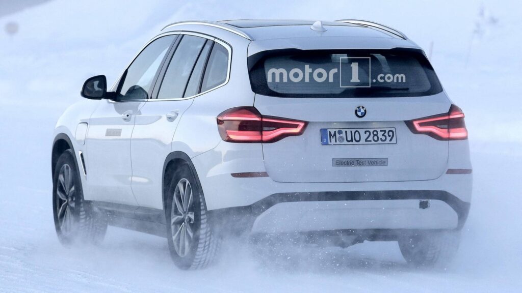 Pure Electric BMW iX Spied For First Time