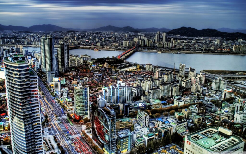Seoul Panorama, South Korea 2K desk 4K wallpapers High Definition