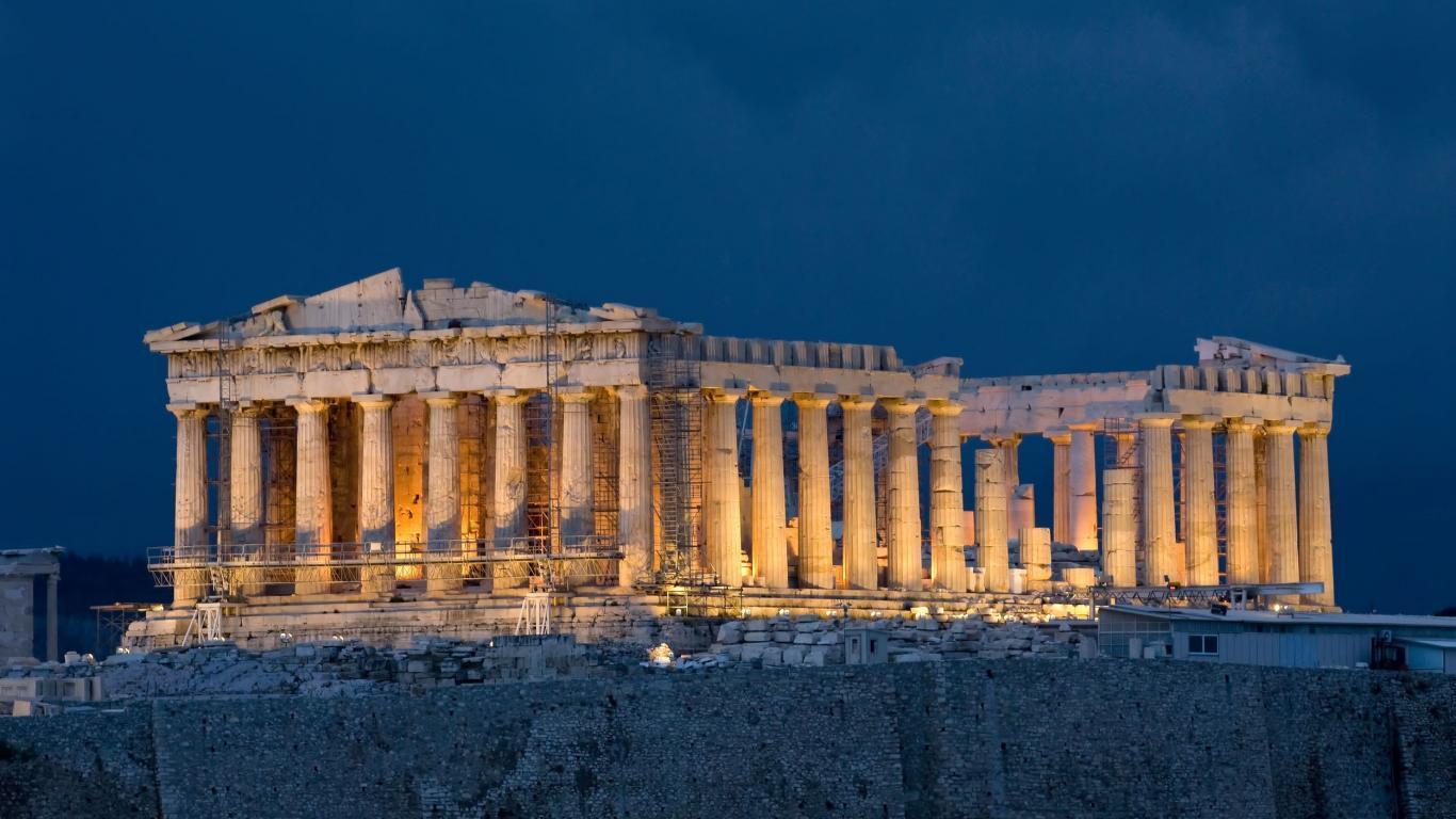 Parthenon Acropolis Night View Wallpapers – Travel 2K Wallpapers