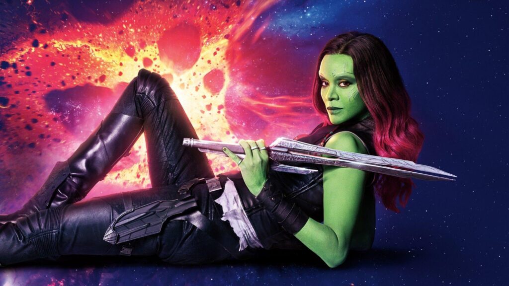 Wallpapers Zoe Saldana, Gamora, Guardians of the Galaxy Vol , K