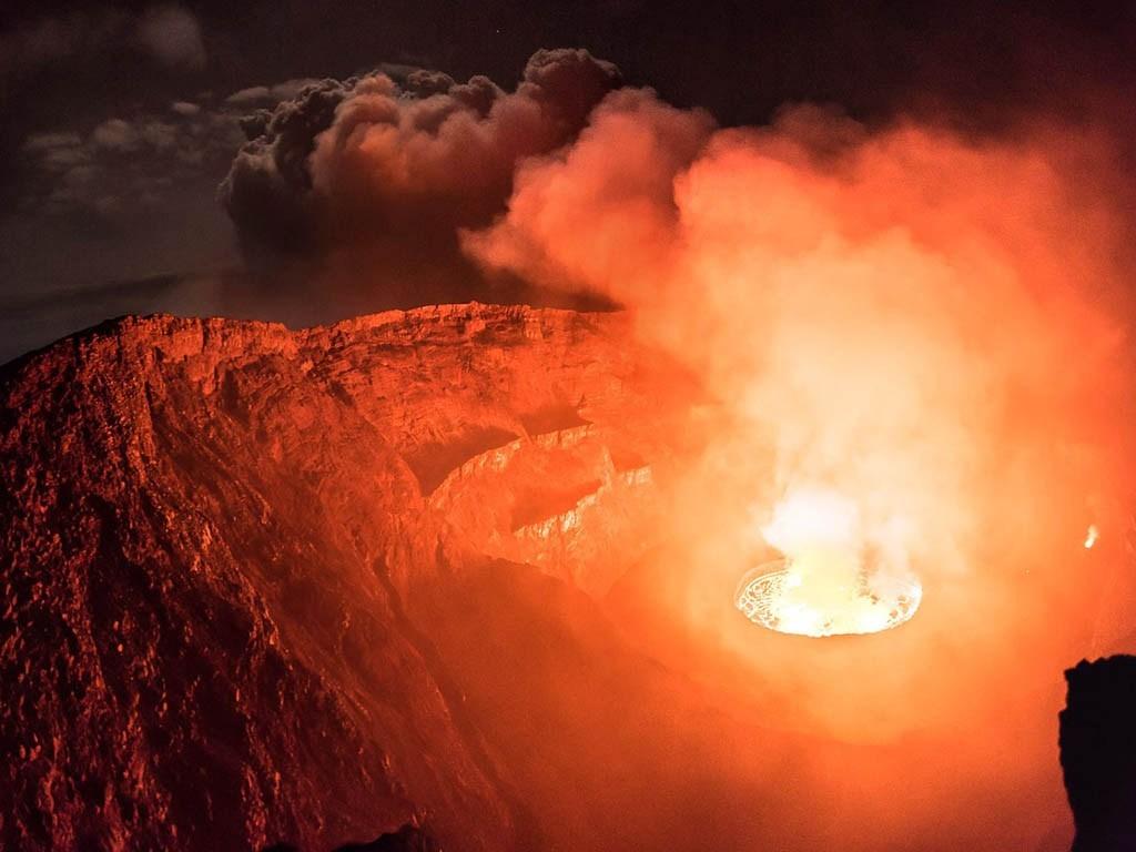 Nyiragongo Volcano – Hiking up to the world’s largest lava lake