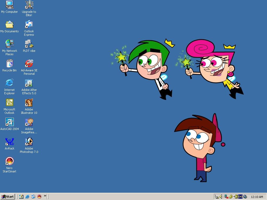 The Fairly Odd Parents Desk 4K by Die