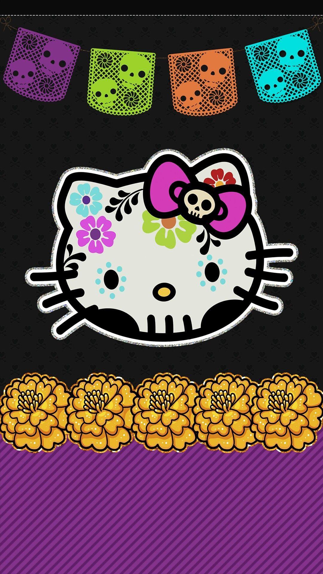 Hello Kitty cell phone wallpaper, lock screen pic, dia de los