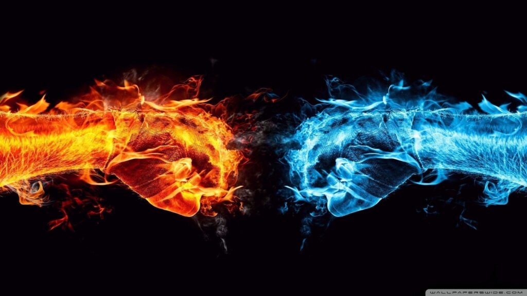 Fire And Ice 2K Wallpapers and Backgrounds