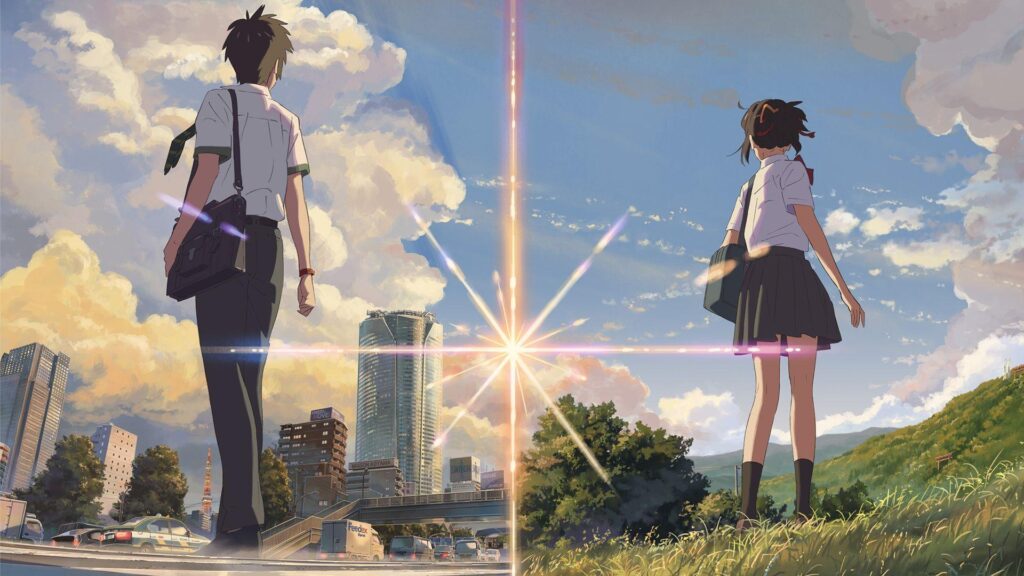 Anime Your Name Taki Tachibana Mitsuha Miyamizu Kimi No Na Wa