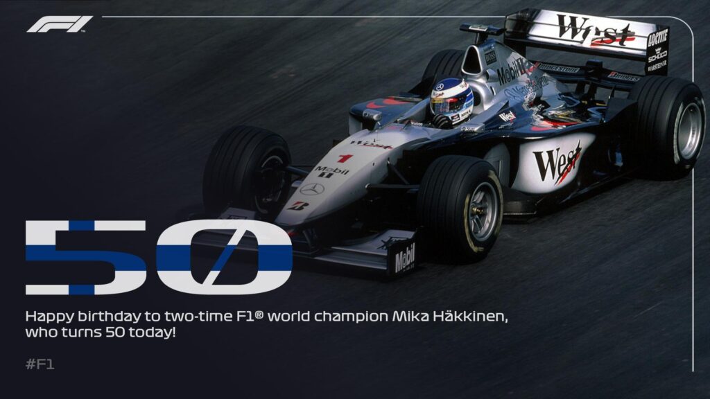 Happy th birthday to Mika Häkkinen! formula
