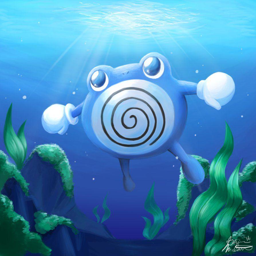 Poliwhirl Underwater Adeventure by PokuriMio