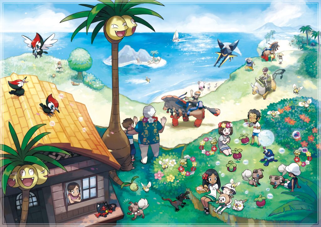 Pokémon Sun and Moon k Retina Ultra 2K Wallpapers