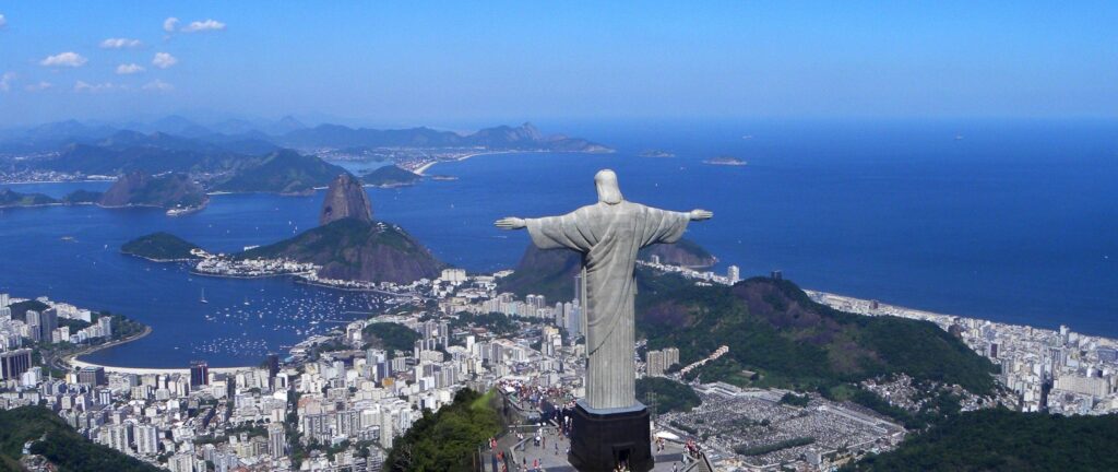 HD Backgrounds Rio De Janeiro Brazil Christ The Redeemer 4K View