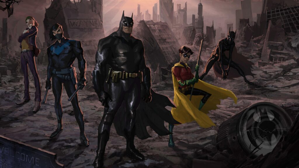 Wallpapers Batman And His Team Artwork k