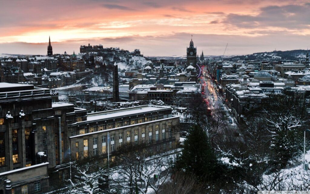 Evening In Edinburgh 2K desk 4K wallpapers High Definition