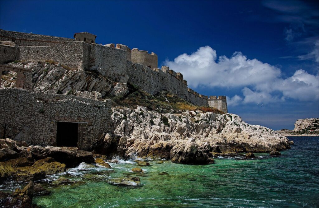 Marseille France Castillo de If Castles Coast Cities