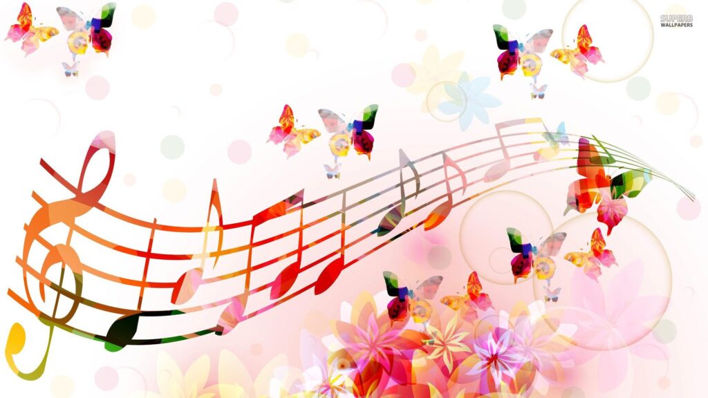 Big Musical Notes Backgrounds