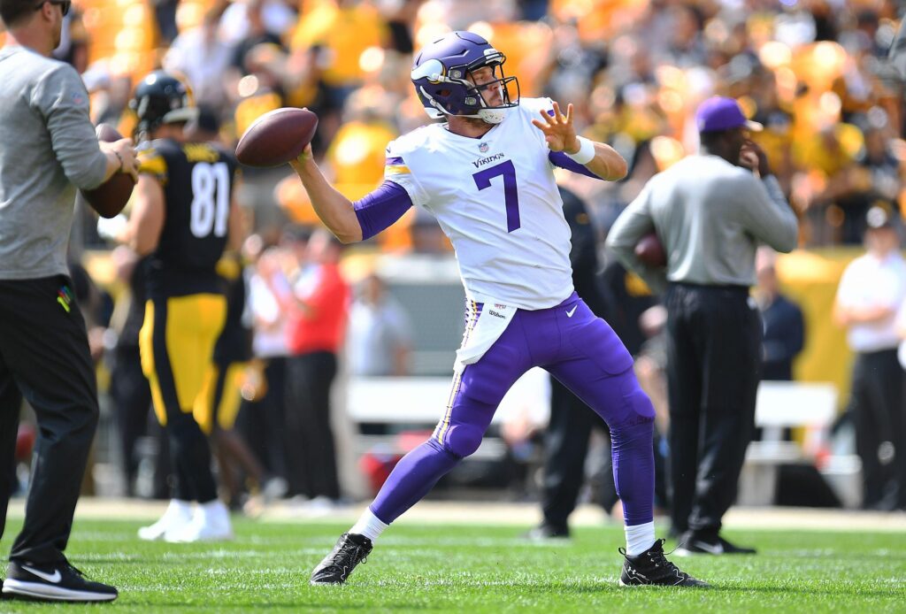 With Bradford out, what can the Vikings expect from Keenum in Week ?