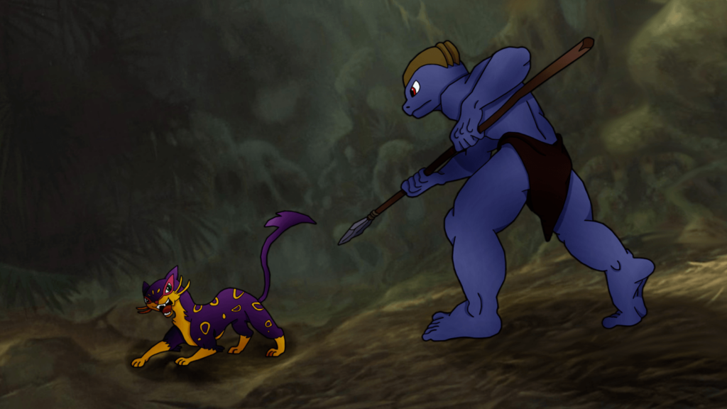 MACHOKE AS TARZAN The Battle Against Sabor by PoKeMoN