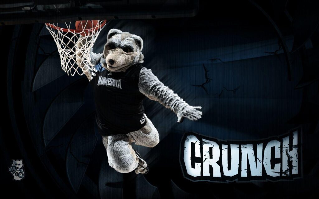 Minnesota Timberwolves Mascot Crunch!