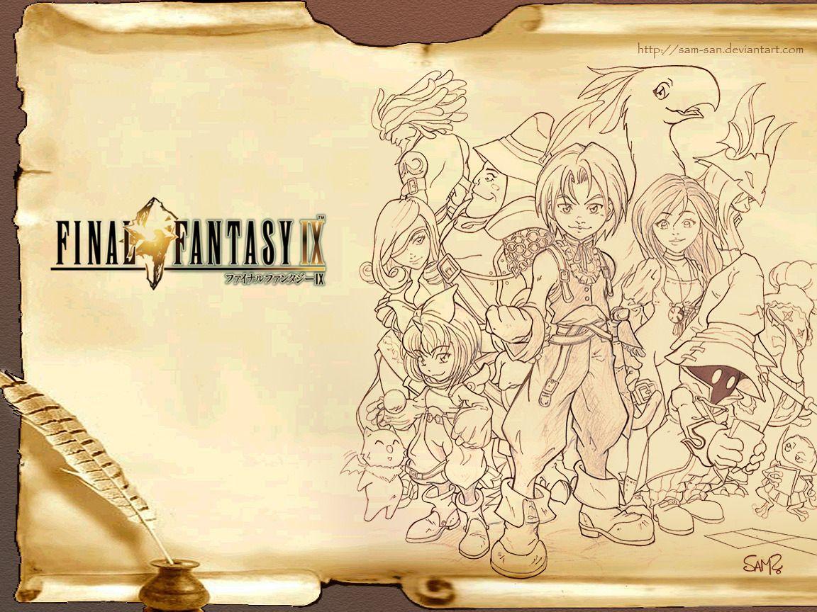 Final Fantasy IX Arte, Sketches, Wallpapers y Mas!