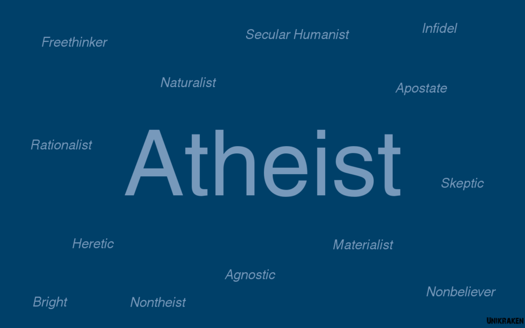 Blue text atheism wallpapers
