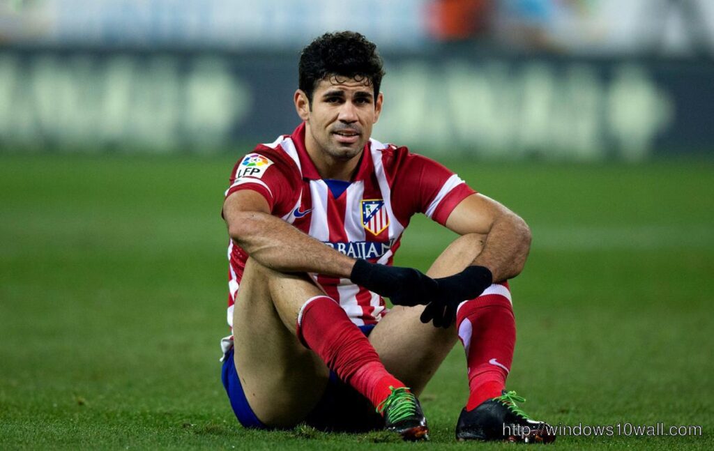 Diego Costa Atletico Madrid 2K Wallpapers