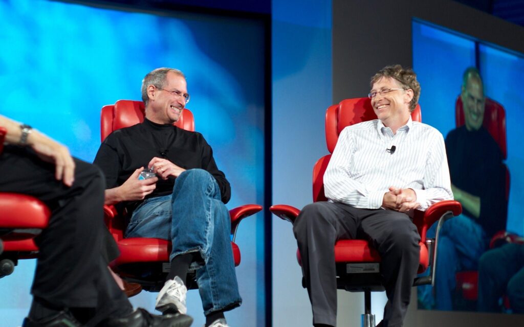 Steve Jobs and Bill Gates Wallpapers
