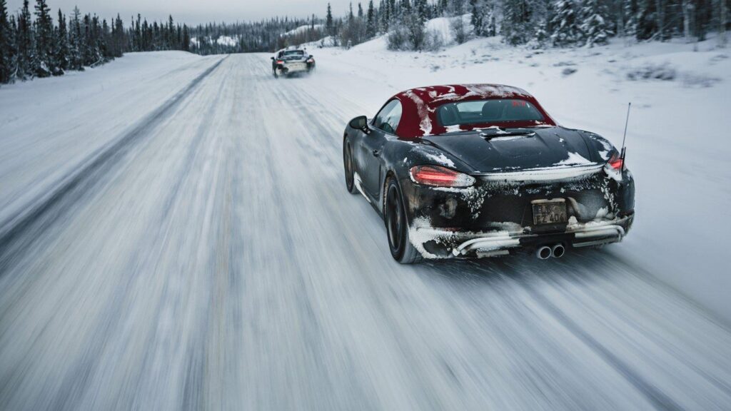 New Porsche Boxster first