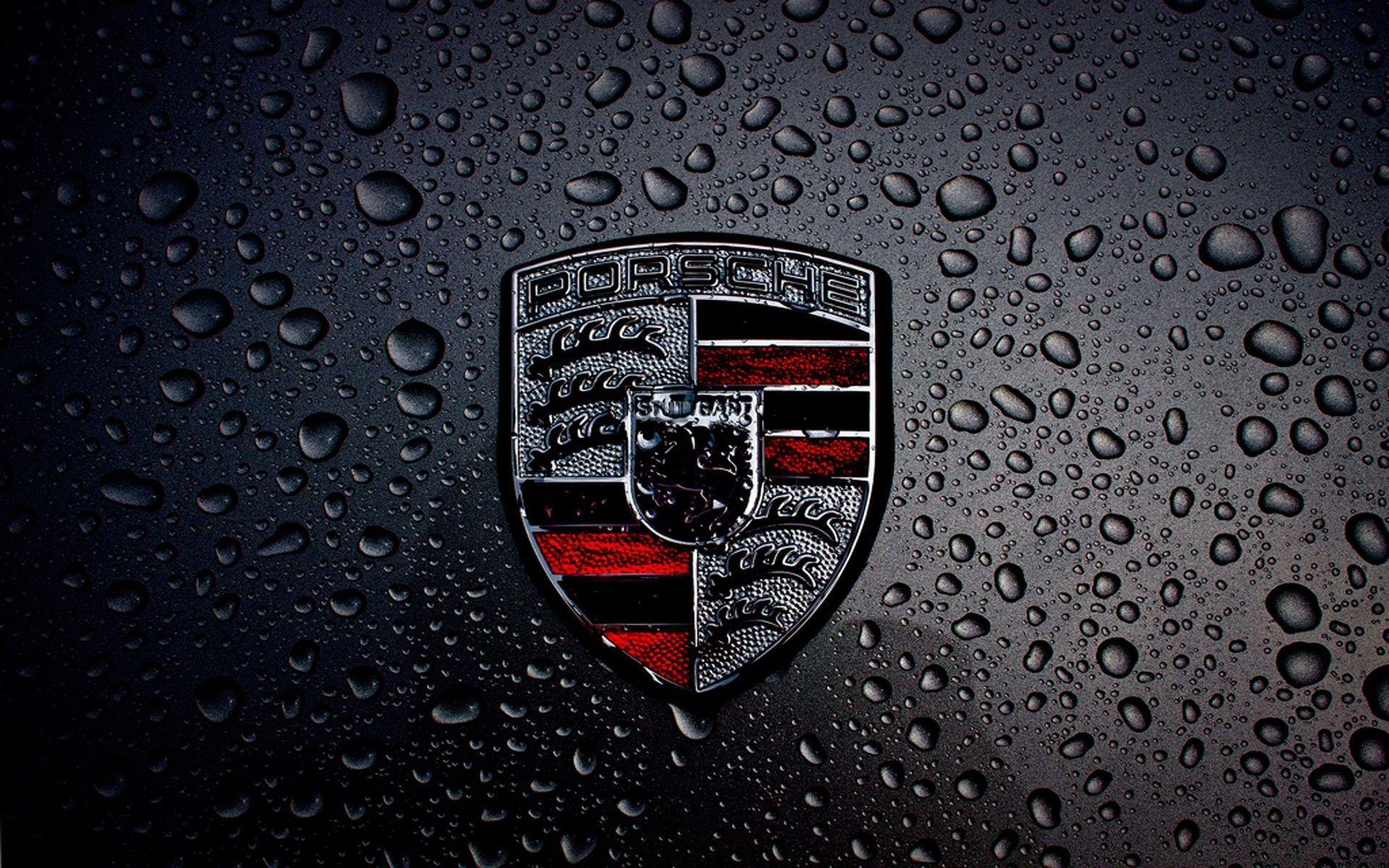 Dark Porsche Logo 2K Wallpapers for Desk 4K and iPad