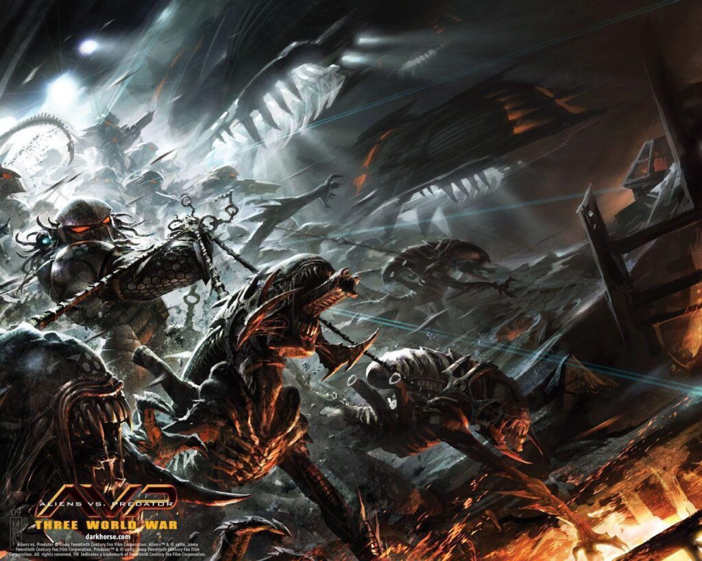 Aliens Vs Predator Three World War Wallpapers